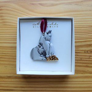 Vintage M. Shields Pewter Bobcat Pendant